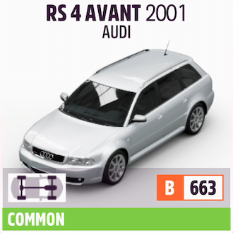 2001 AUDI RS 4 AVANT