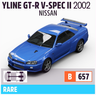 2002 NISSAN SKYLINE GT-R V-SPEC II