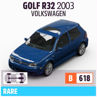 2003 VOLKSWAGEN GOLF R32