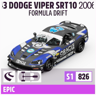2006 FORMULA DRIFT #43 DODGE VIPER SRT10