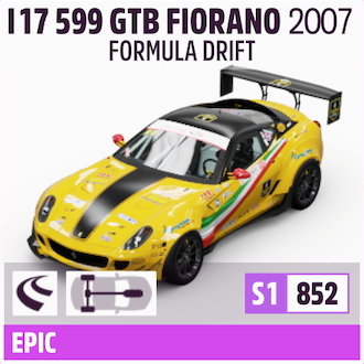 2007 FORMULA DRIFT #117 599 GTB FIORANO