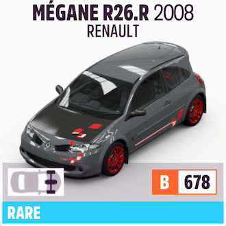 2008 RENAULT MÉGANE R26.R