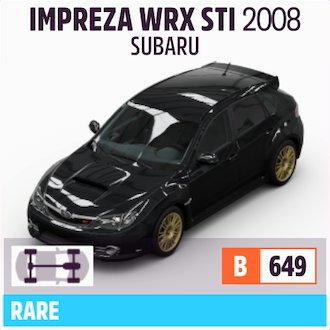 2008 SUBARU IMPREZA WRX STI