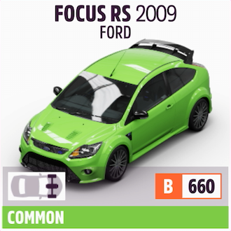 2009 FORD FOCUS RS