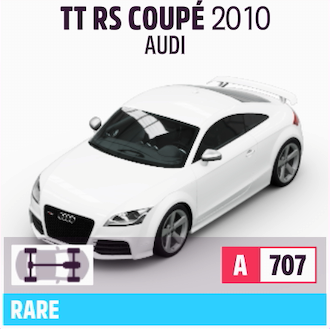 2010 AUDI TT RS COUPÉ