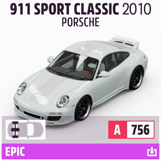 2010 PORSCHE 911 SPORT CLASSIC
