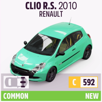 2010 RENAULT CLIO R.S.