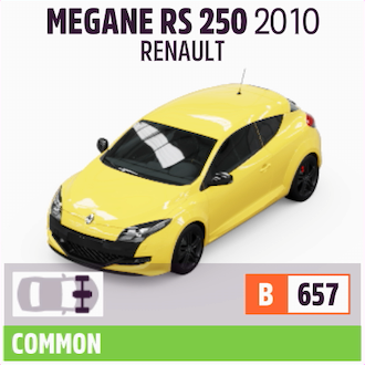 2010 RENAULT MEGANE RS 250
