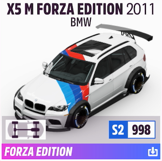 2011 BMW X5 M FORZA EDITION