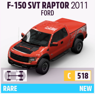 2011 FORD F-150 SVT RAPTOR