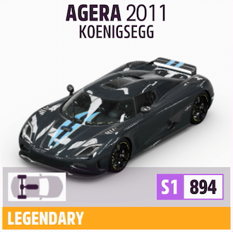 2011 KOENIGSEGG AGERA