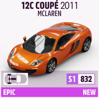 2011 MCLAREN 12C COUPÉ