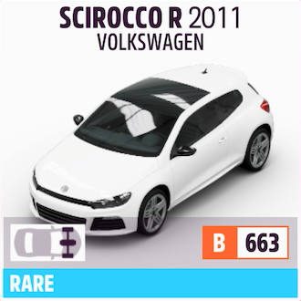 2011 VOLKSWAGEN SCIROCCO R
