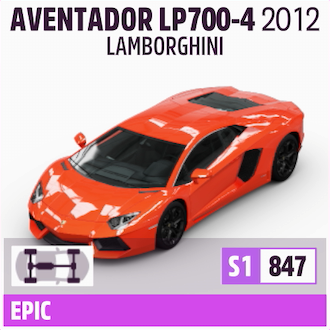 2012 LAMBORGHINI AVENTADOR LP700-4