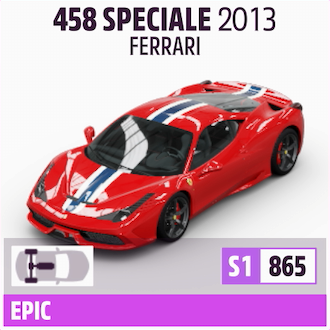 2013 FERRARI 458 SPECIALE