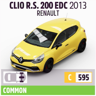 2013 RENAULT CLIO R.S. 200 EDC