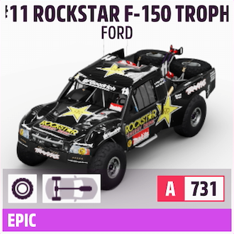 2014 FORD #11 ROCKSTAR F-150 TROPHY TRUCK