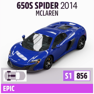 2014 MCLAREN 650S SPIDER