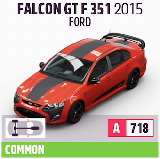 2015 FORD FALCON GT F 351