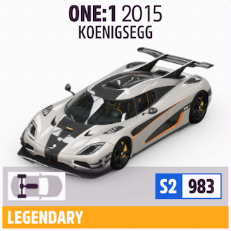 2015 KOENIGSEGG ONE:1