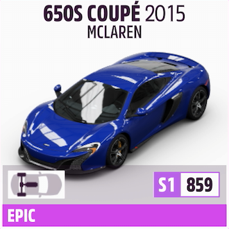 2015 MCLAREN 650S COUPÉ