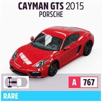 2015 PORSCHE CAYMAN GTS