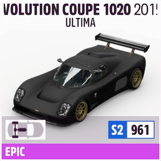2015 ULTIMA EVOLUTION COUPE 1020