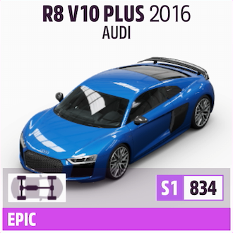 2016 AUDI R8 V10 PLUS