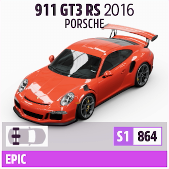 2016 PORSCHE 911 GT3 RS