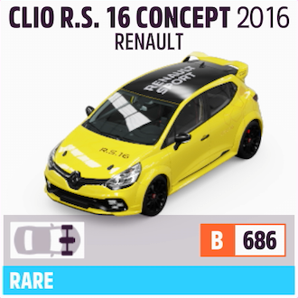 2016 RENAULT CLIO R.S. 16 CONCEPT