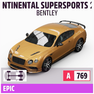2017 BENTLEY CONTINENTAL SUPERSPORTS