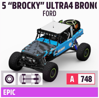 2017 FORD #25 "BROCKY" ULTRA4 BRONCO RTR