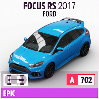 2017 FORD FOCUS RS