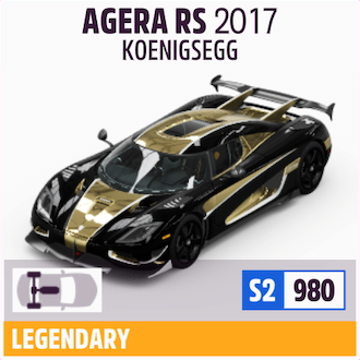2017 KOENIGSEGG AGERA RS