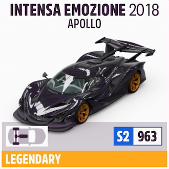 2018 APOLLO INTENSA EMOZIONE