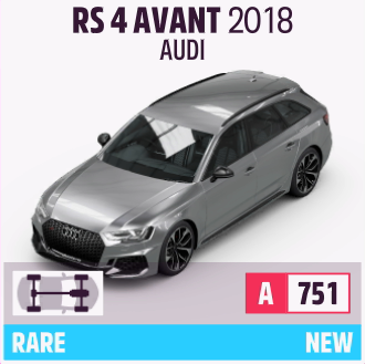 2018 AUDI RS 4 AVANT