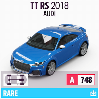 2018 AUDI TT RS