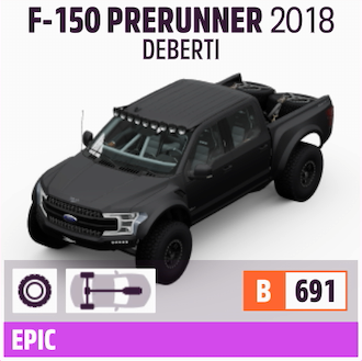 2018 DEBERTI F-150 PRERUNNER