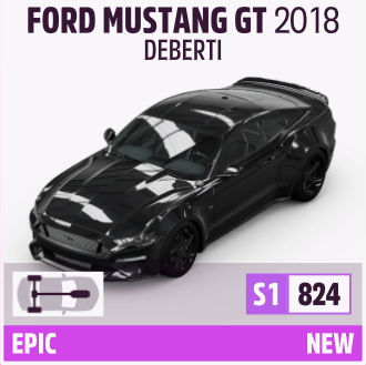 2018 DEBERTI FORD MUSTANG GT