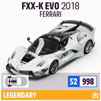 2018 FERRARI FXX-K EVO