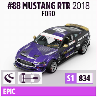 2018 FORD #88 MUSTANG RTR