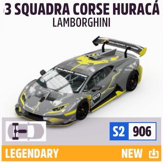 2018 LAMBORGHINI #63 SQUADRA CORSE HURACÁN SUPER TROFEO EVO
