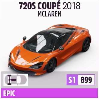 2018 MCLAREN 720S COUPÉ