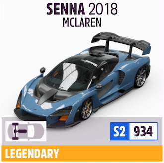 2018 MCLAREN SENNA