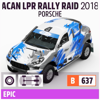 2018 PORSCHE MACAN LPR RALLY RAID