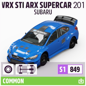 2018 SUBARU WRX STI ARX SUPERCAR
