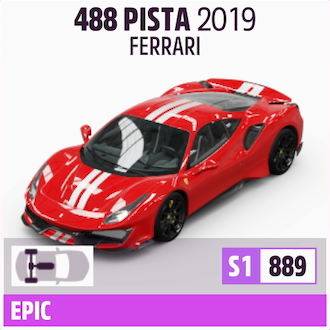 2019 FERRARI 488 PISTA