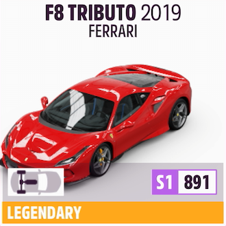 2019 FERRARI F8 TRIBUTO