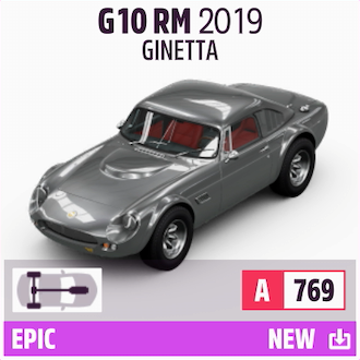 2019 GINETTA G10 RM