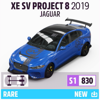 2019 JAGUAR XE SV PROJECT 8